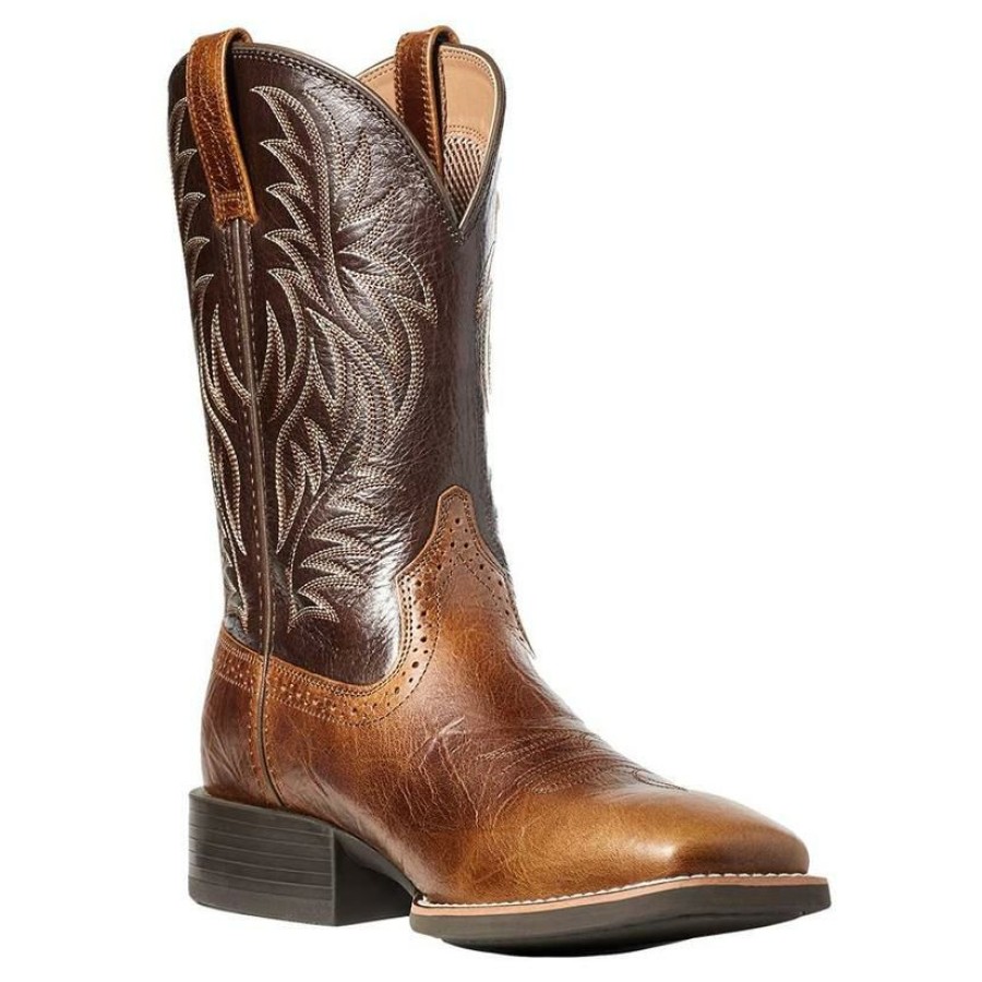 Western Boots * | Best Choice Ariat Sport Western West Peanut Brown Men'S Boots