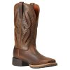 Western Boots * | Best Guaranteed Ariat Distresses Tan Truffle Venttek Girl'S Boots