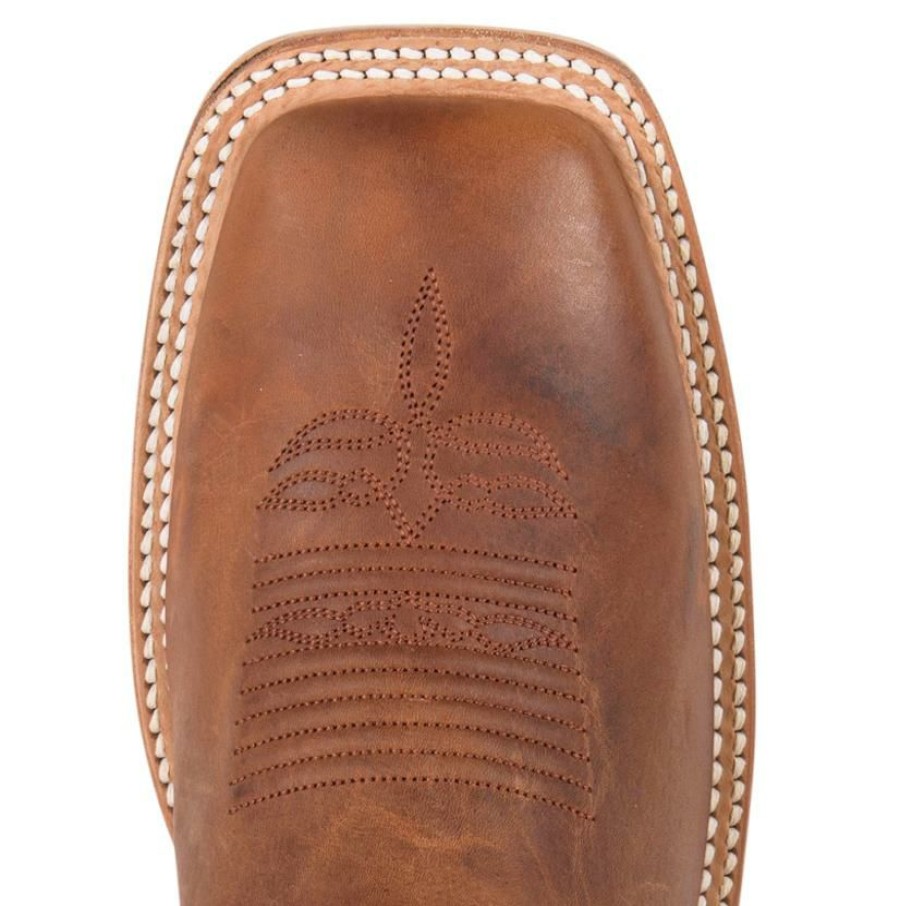 Western Boots * | Limited Edition Justin Mens Bent Rail Square Toe Cowboy Boot