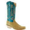 Western Boots * | Crazy Deals R. Watson Sand Blue Roughout Cutter Toe Men'S Boot