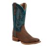 Western Boots * | Cheap Twisted X Chocolate And Teal Women'S Rancher Boots