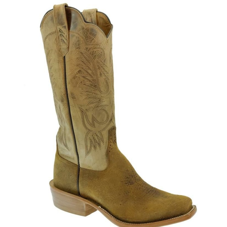 Western Boots * | Reasonable Price Rios Of Mercedes Ivory Mad Dog Tag Boar Boots