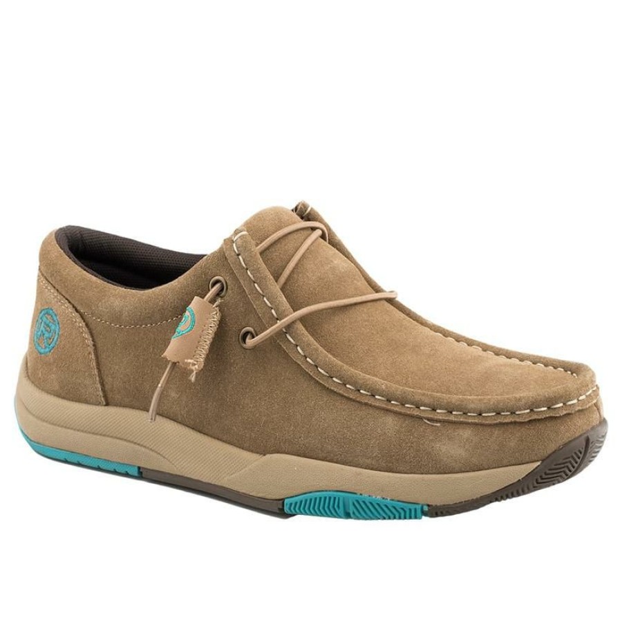 Shoes * | Cheap Roper Tan Suede Clear-Cut Low Chukka Women'S Shoes