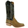 Western Boots * | Reasonable Price Rios Of Mercedes Smooth Ostrich Chocolate Explosion Men'S Boots