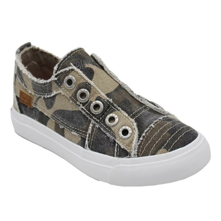 Shoes * | Outlet Sale Blowfish Camo Canvas Girl'S Shoes