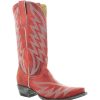 Western Boots * | Best Sale Old Gringo Yippee Ki Yay Red Uma Stitched Women'S Boots