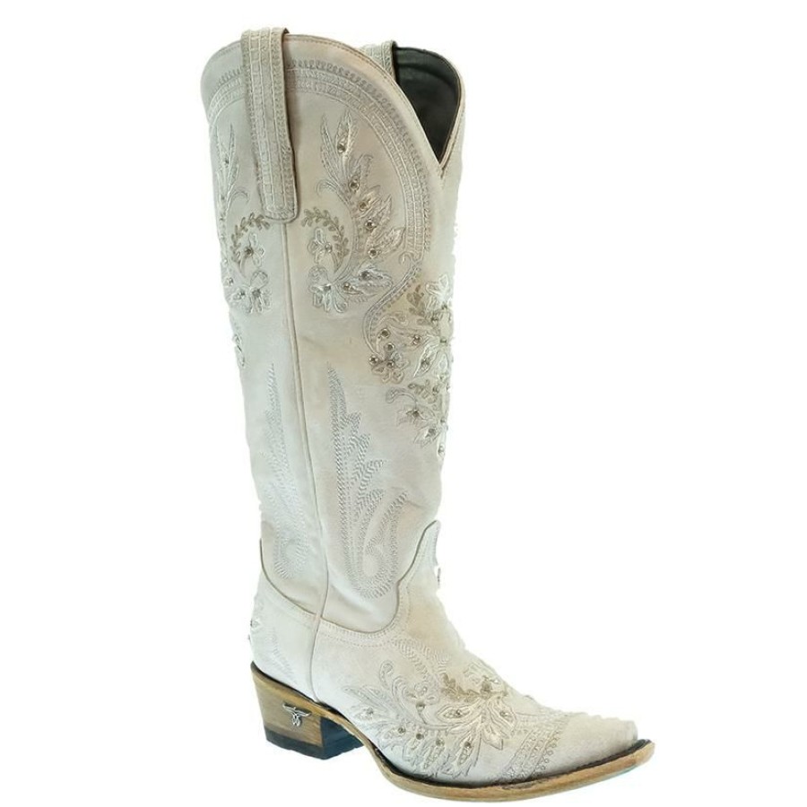 Western Boots * | Less Expensive Lane Ceramic Crackle Santorini Wedding Women'S Boots