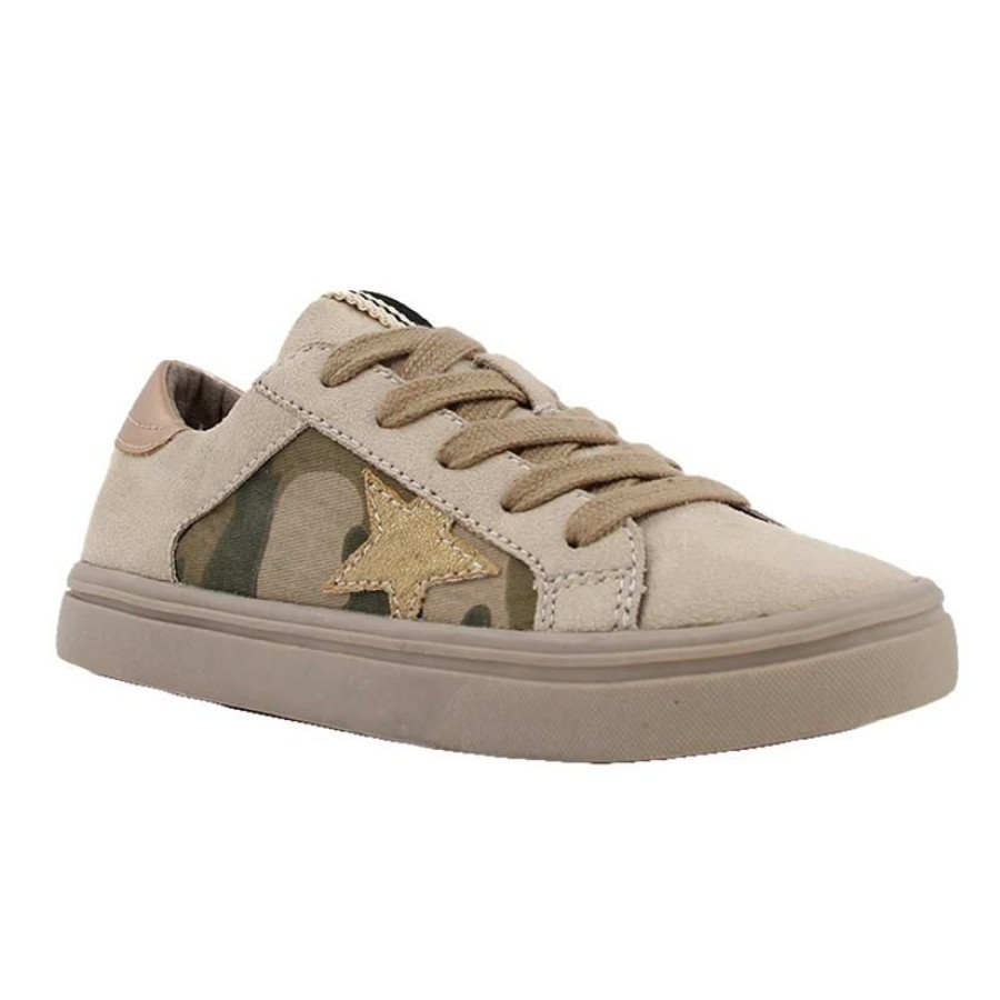 Shoes * | Outlet Sale Shu Shop Green Camo Paula Toddler'S Shoe