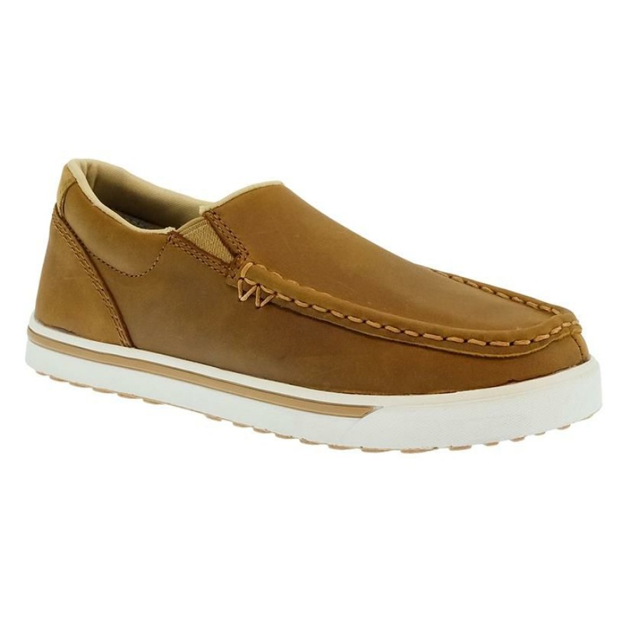 Shoes * | Clearance Wrangler Boy'S Brown Leather Active Shoe