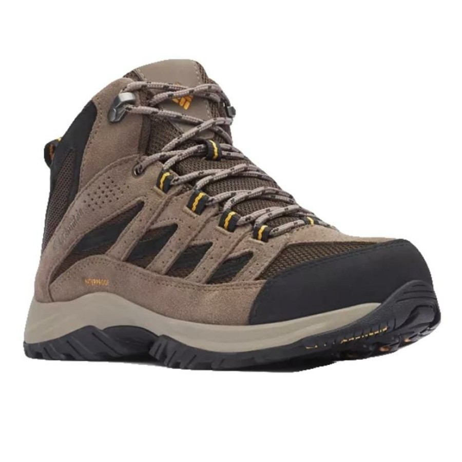 Western Boots * | Crazy Deals Columbia Crestwood Cordovan And Squash Mid Waterproof Men'S Hiking Boots