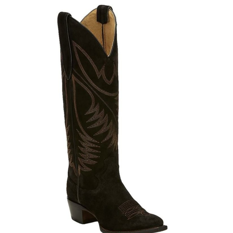 Western Boots * | Official Justin Black Clara Women'S Boots