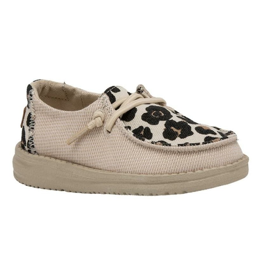 Shoes * | Less Expensive Hey Dude Wendy Funk Leo Safari Youth Girls Shoe