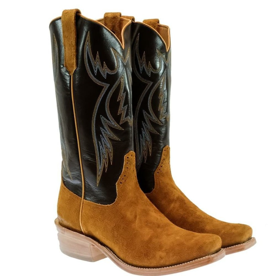 Western Boots * | Crazy Deals Rios Of Mercedes Rust Crazy Horse Reverse Vamp Men'S Boot