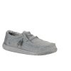 Shoes * | Reasonable Price Hey Dude Wally Stretch Fleece Grey Men'S Shoes