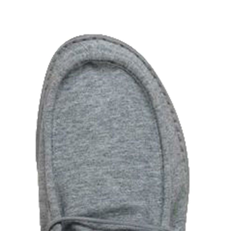 Shoes * | Reasonable Price Hey Dude Wally Stretch Fleece Grey Men'S Shoes