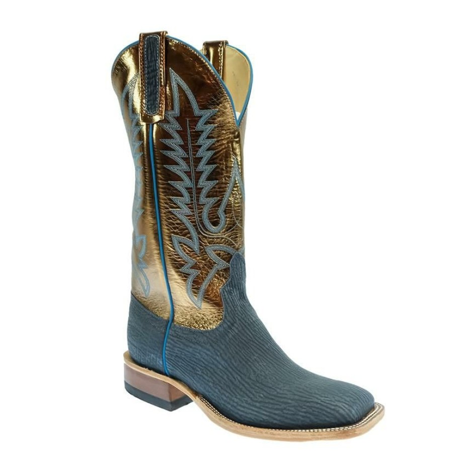 Western Boots * | Wholesale Anderson Bean Blue Safari Shark Men'S Boot