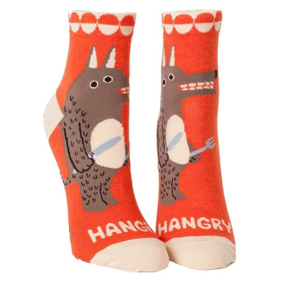 Socks * | Official Blue Q Hangry Women'S Ankle Socks