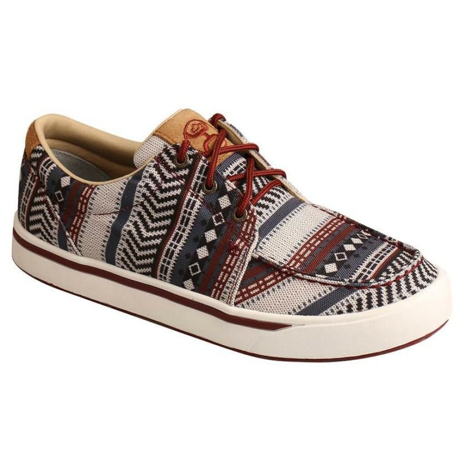 Shoes * | Best Guaranteed Twisted X Aztec Print Hooey Men'S Shoes