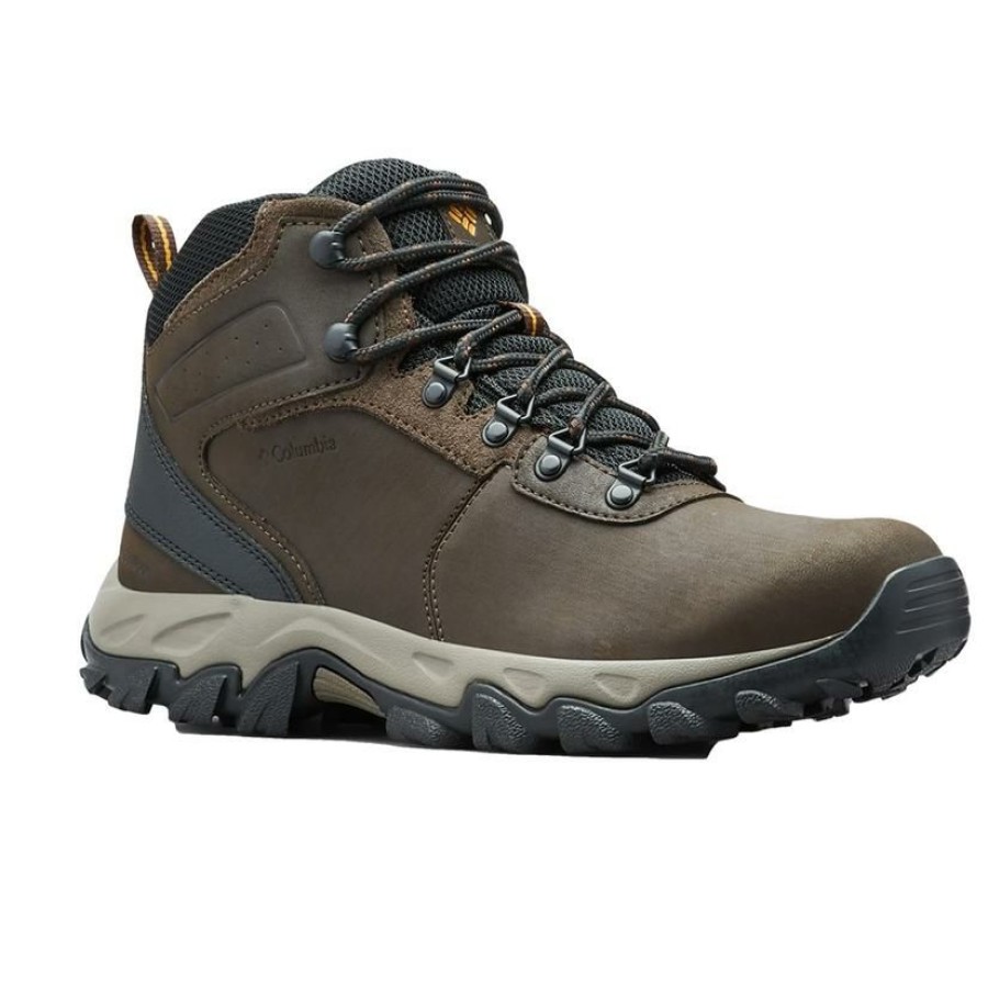 Western Boots * | Best Choice Columbia Newton Ridge Plus Ii Cordovan And Squash Waterproof Men'S Hiking Boots