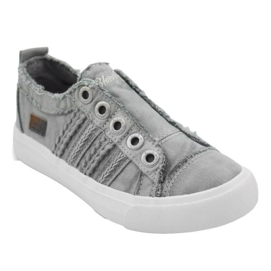 Shoes * | Shop New Blowfish Sweet Grey Canvas Girl'S Shoes