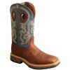 Western Boots * | Crazy Deals Twisted X Distressed Brown And Blue Horseman Men'S Boots