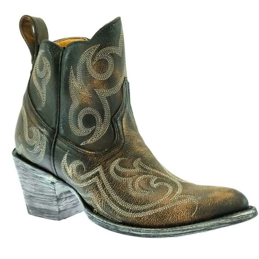 Western Boots * | Outlet Sale Old Gringo Dion Shedro Rust Women'S Shorty Boots