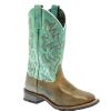 Western Boots * | Limited Edition Laredo Anita Brown Teal Women'S Boots