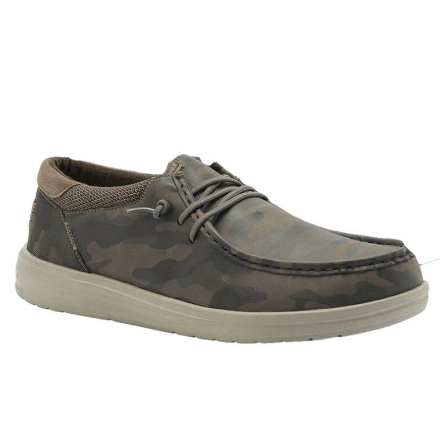 Shoes * | Official Hey Dude Paul Woodland Camo Men'S Shoe