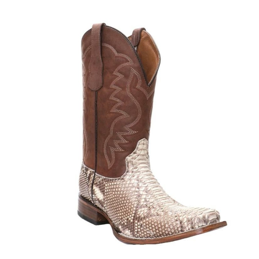 Western Boots * | Excellent Circle G Men'S Brown Python Boot