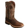 Western Boots * | Excellent Twisted X Mens Lite Work Taupe Pull On Soft Toe Boot