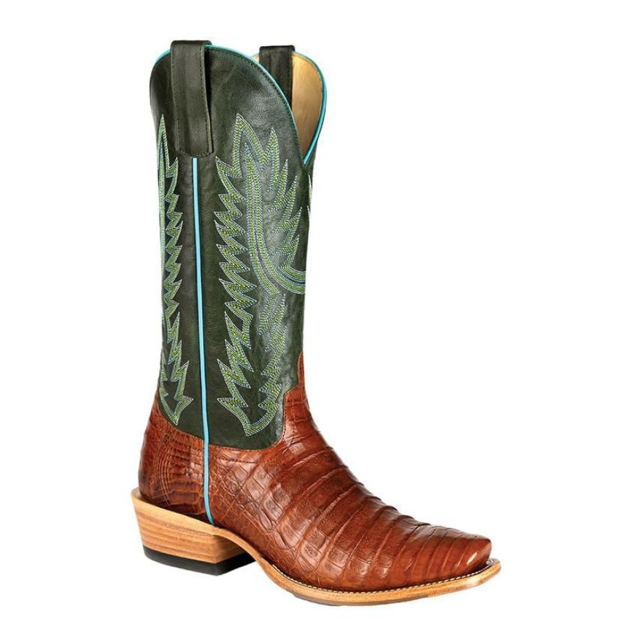 Western Boots * | Best Sale Macie Bean Top Hand Caiman Belly Women'S Boot