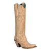 Western Boots * | Crazy Deals Corral Full Python Nude Tall Top Women'S Boots