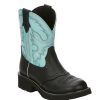 Western Boots * | Reasonable Price Justin Gypsy Black And Turquoise Women'S Boots