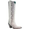 Western Boots * | Crazy Deals Corral Natural Python Zipper Tall Top Women'S Boots