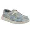 Shoes * | Excellent Hey Dude Tie Dye Dawn Blue Youth Girls Shoe