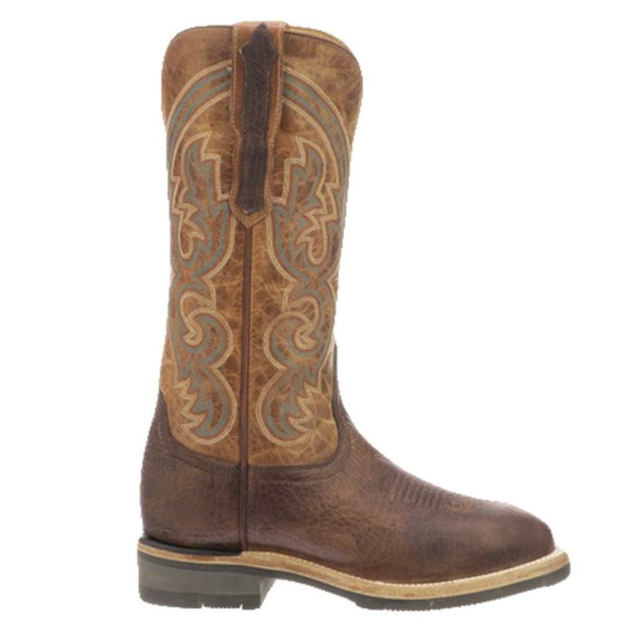 Western Boots * | New Lucchese Ruth Chocolate Peanut Women'S Boots