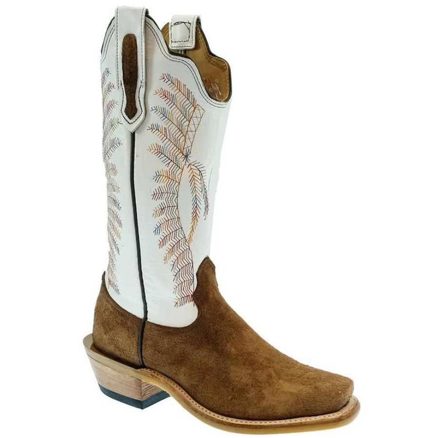 Western Boots * | Official Fenolgio Sheridan Mexquite Roughout Women'S Boots