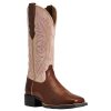 Western Boots * | Cheap Ariat Festival Brown Stretch Fit Women'S Boot