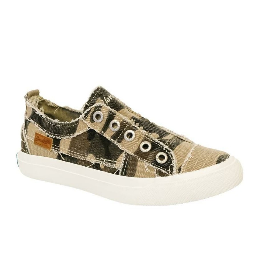 Shoes * | New Blowfish Natural Camo Women'S Slip On Shoe