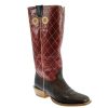 Western Boots * | Clearance Hondo Brown Oil Tan Red Volcano Top Men'S Boots