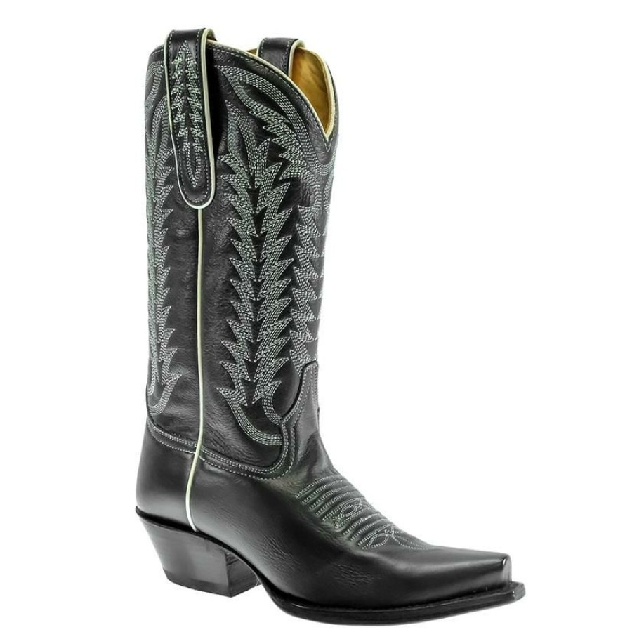 Western Boots * | New Caborca Tornado Negro Beige Women'S Boots