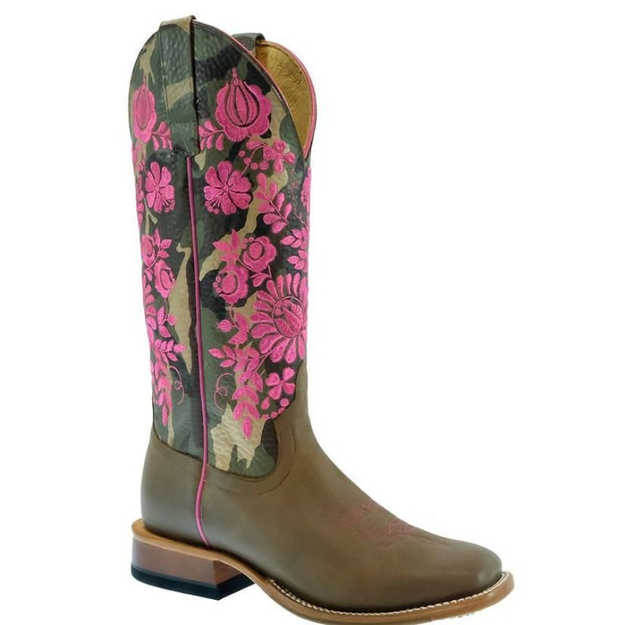 Western Boots * | New Macie Bean Floral Camo Top Women'S Boots