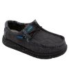 Shoes * | Limited Edition Hey Dude Chambray Wave Ride Youth Boy'S Shoe