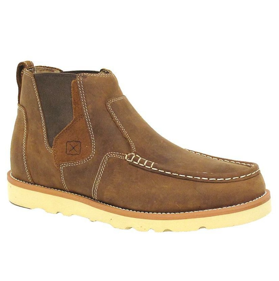 Shoes * | New Twisted X Mens Casual Oiled Saddle Shoe