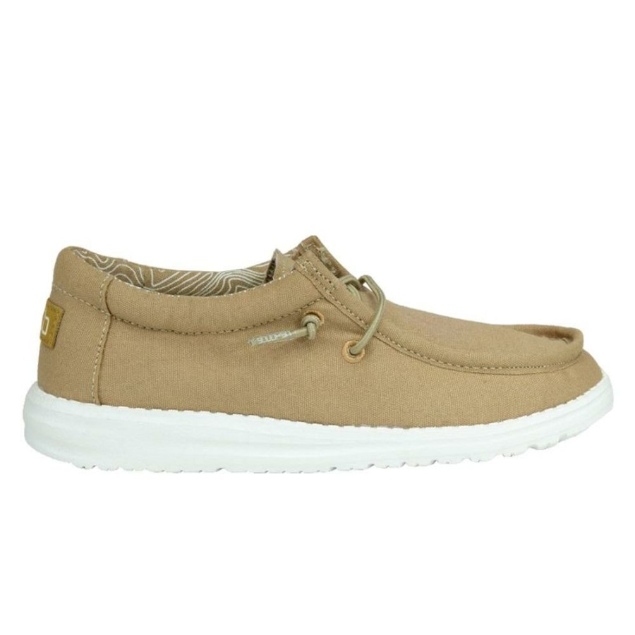 Shoes * | Official Hey Dudes Wally Tan Youth Shoe