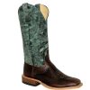 Western Boots * | Reasonable Price Anderson Bean Mike Tyson Bison With Aqua Monet Men'S Boots