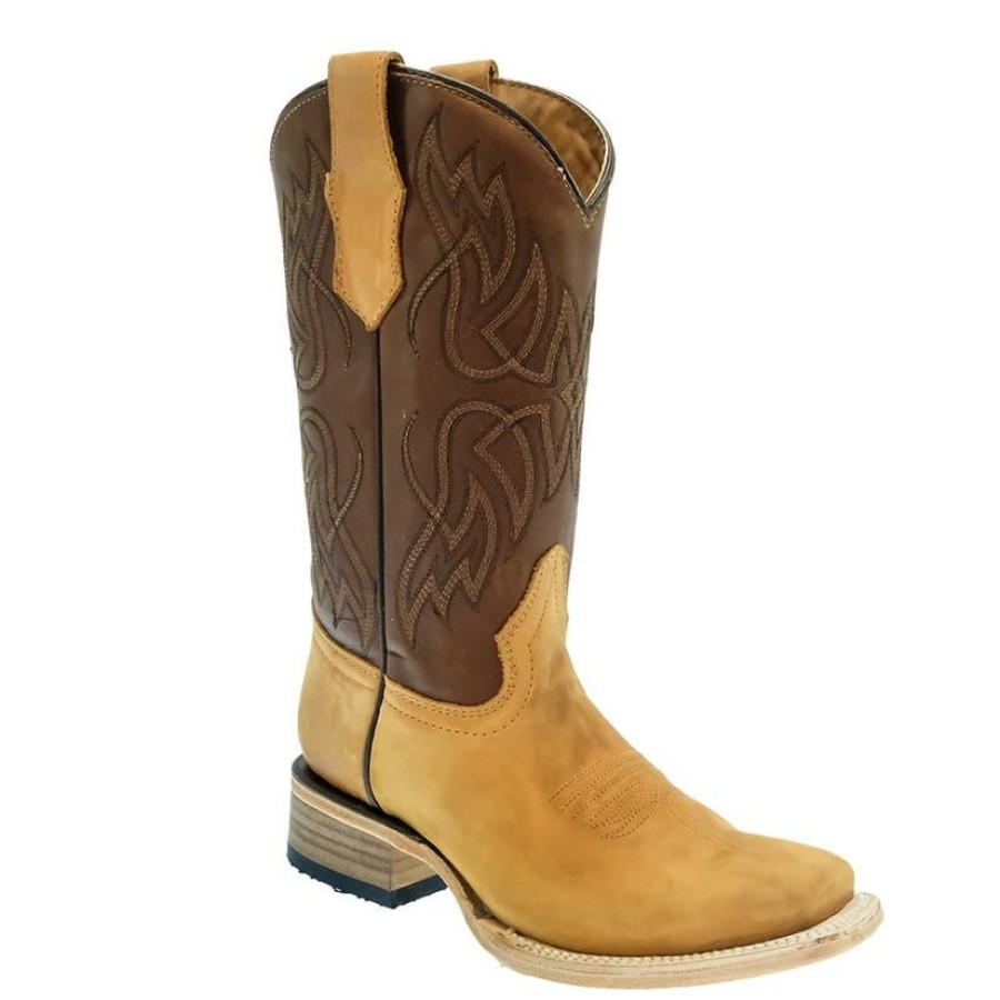 Western Boots * | Official Circle G Brown Youth Girls Boots