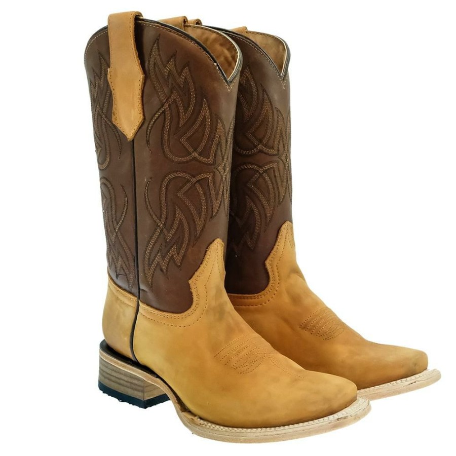 Western Boots * | Official Circle G Brown Youth Girls Boots