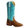 Western Boots * | 100% Guarantee Macie Bean Turquoise Barcelona Checkered Women'S Boots