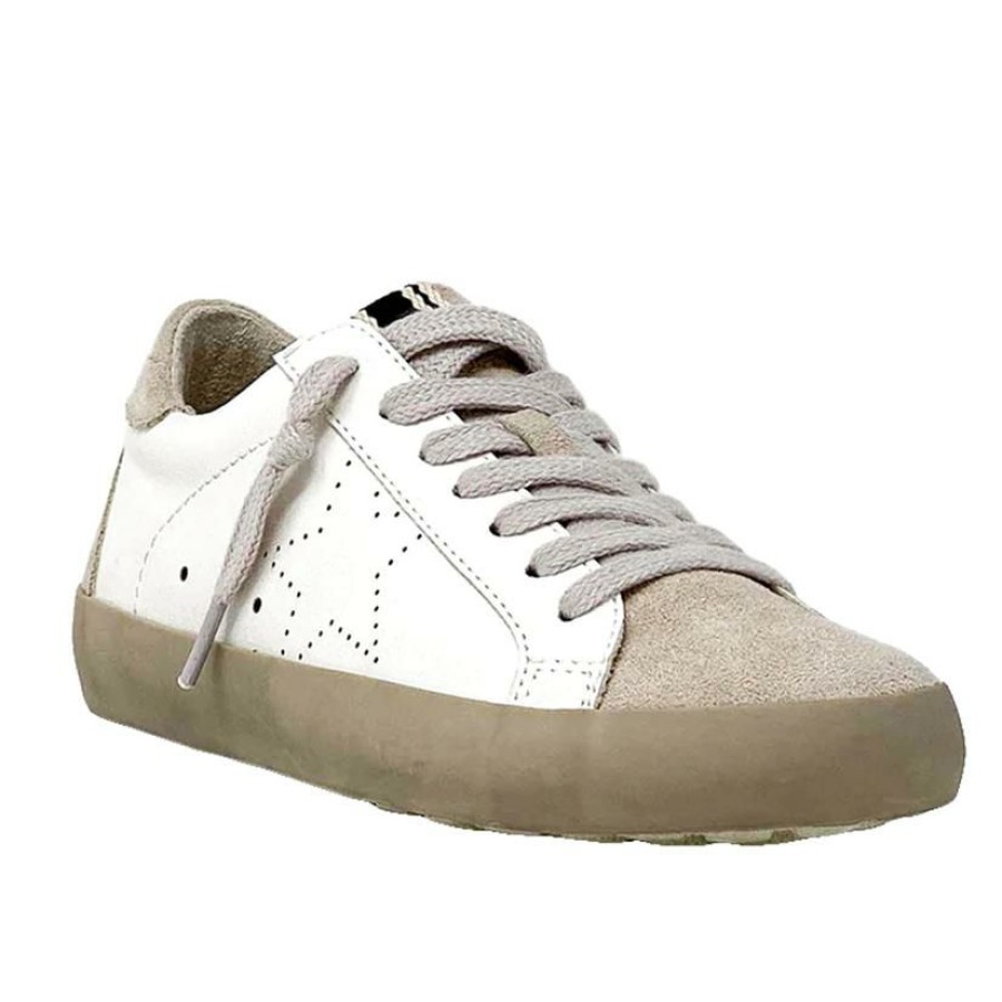 Shoes * | Less Expensive Shu Shop Mia White Star Girl'S Shoe